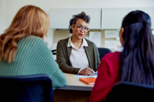 teacher and students